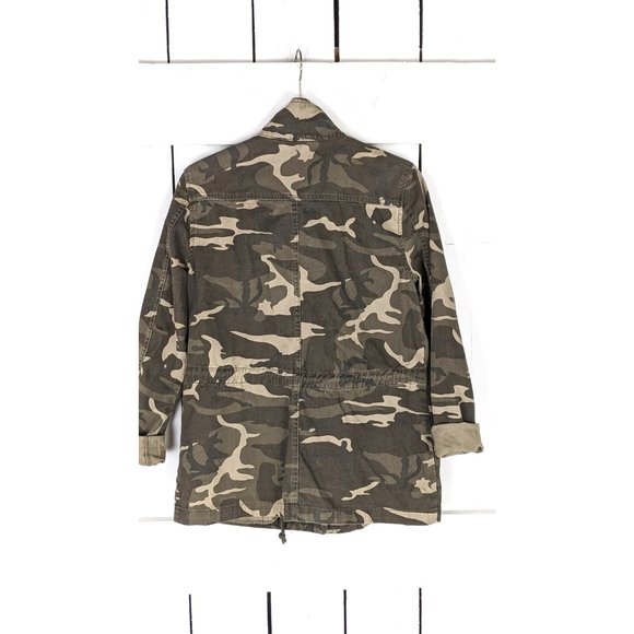 Sky and Sparrow green Camo camouflage military style cotton jacket - Picture 6 of 7